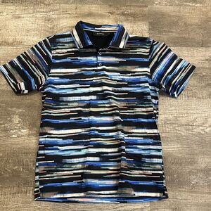 Bugatchi Hendrix Abstract Polo Shirt in 100% Mercerized Pima Cotton
